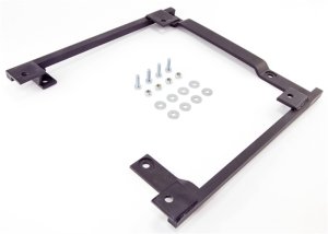 Jeep Wrangler Seat Adapter - Front Left - Rugged Ridge - Black - `97-`02